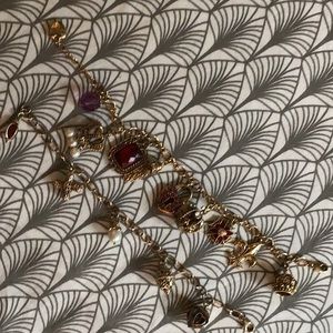 Charm bracelets.  Fashion jewelry.